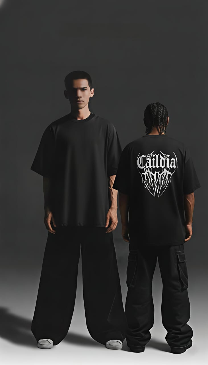 Cailivia Gothic Oversized T-Shirt