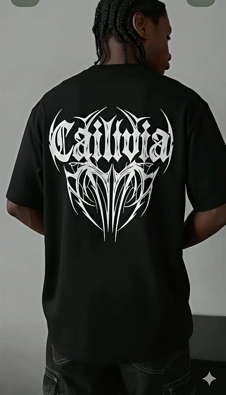 Cailivia Gothic Oversized T-Shirt